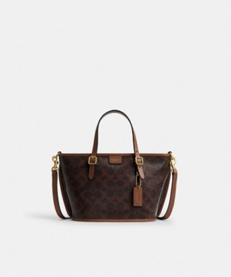＜COACH＞タクシー　トート　バッグ　２１・シグネチャー　キャンバス